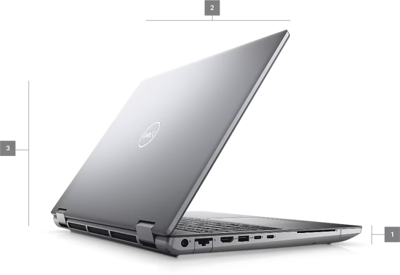 Dell Precision 7680 Boyutlar