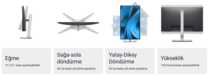 Dell Pro 27 Plus 4K USB-C Hub Monitör P2725QE Ayarlar